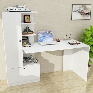Birou Domingos, Furny Home, 150x60x120 cm, alb imagine