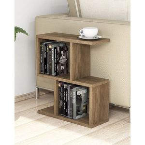 Masuta pentru living Zet, Puqa Design, 51x17x45 cm, bej imagine