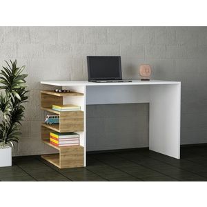 Birou Snake, Woody Fashion, 120x60x75 cm, alb/maro imagine