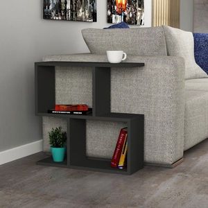 Masuta pentru living Mania, Decotie, 60x20x60 cm, antracit imagine