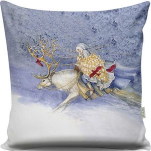 Perna, A13065, 43x43 cm, 50% bumbac / 50% poliester, Multicolor imagine
