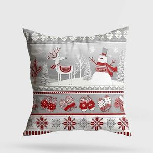 Perna, YY20238, 43x43 cm, 50% bumbac / 50% poliester, Multicolor imagine