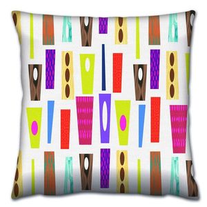 Perna, A14676, 43x43 cm, 50% bumbac / 50% poliester, Multicolor imagine