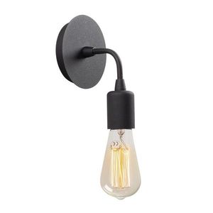 Aplica de perete Harput N-1322, Noor, 12 x 20 cm, 1 x E27, 100W, negru imagine