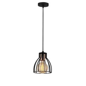 Lustra Kemah N-1234, Noor, 15 x 108 cm, 1 x E27, 100W, negru imagine