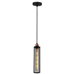 Lustra Likya N-1003, Noor, 10 x 124 cm, 1 x E27, 100W, negru imagine