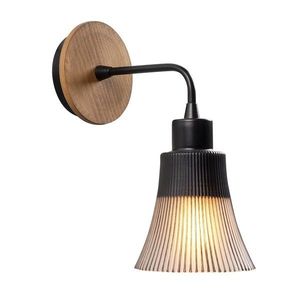 Aplica de perete Foca N-129, Noor, 24 x 28 cm, 1 x E27, 100W, negru imagine