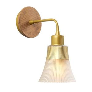 Aplica de perete Foca N-131, Noor, 24 x 28 cm, 1 x E27, 100W, auriu imagine