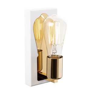 Aplica de perete Karain N-1355, Noor, 10 x 9 x 21 cm, 1 x E27, 100W, alb imagine