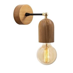 Aplica de perete Datca N-934, Noor, 17 x 20 cm, 1 x E27, 100W, natural imagine