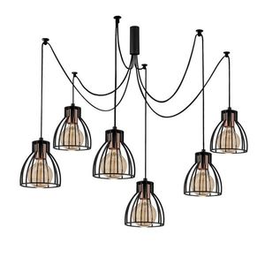 Candelabru Kemah N-1233, Noor, 106 x 135 cm, 3 x E27, 100W, negru imagine