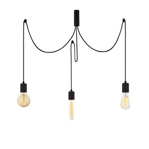 Lustra Kabluni MR - 927, Opviq, 96 x 6 x 102 cm, 3 x E27, 40W, negru imagine