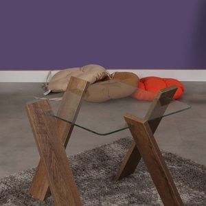 Masuta de cafea Roman Mini, Comforty, 57x57x41cm, stejar imagine