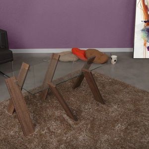Masuta de cafea Roman Maxi, Comforty, 92x57x41 cm, stejar inchis imagine