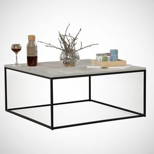 Masuta de cafea Poly Sea, Comforty, 75x75x43 cm, stejar de mare imagine