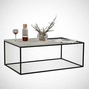 Masuta de cafea Zinus Sea, Comforty, 95x55x43 cm, stejar de mare imagine