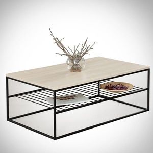 Masuta de cafea Etna Oak, Comforty, 95x55x43 cm, stejar imagine