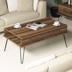 Masuta de cafea Ekol Walnut, Hommy Craft, 105x60x46 cm, aluna imagine