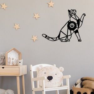 Lampa de perete, Shadow, 592 - A, E27, 100 W, metal/MDF, negru imagine