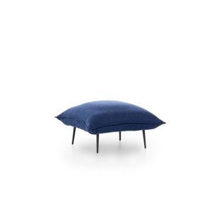 Taburet Aspen, Futon, 75x75x40 cm, metal, bleumarin imagine