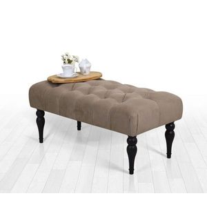 Banca, Fluffe, 209FLF1285, 50% Bumbac / 50% Catifea, Maro imagine