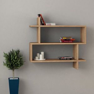Raft de perete Paralel, Decortie, 70x22x65.5 cm, natural imagine