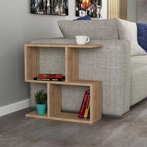 Masuta de cafea Mania, Decortie, 60x20x60 cm, natural imagine