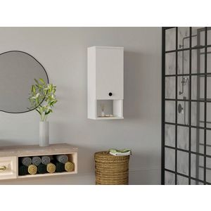 Dulap de baie Mis, Puqa Design, 30x21.8x71 cm, alb imagine