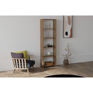 Biblioteca New, Puqa Design, 50x19.6x160 cm, maro imagine