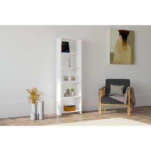 Biblioteca New, Puqa Design, 50x19.6x160 cm, alb imagine