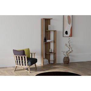 Biblioteca Wand, Puqa Design, 50x19.6x160 cm, maro imagine