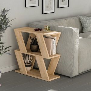 Masuta de cafea Lazena, Decortie, 60x22x57 cm, natural imagine