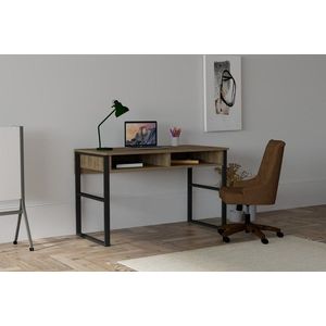 Birou Nove, Puqa Design, 120x60x75 cm, PAL, maro imagine