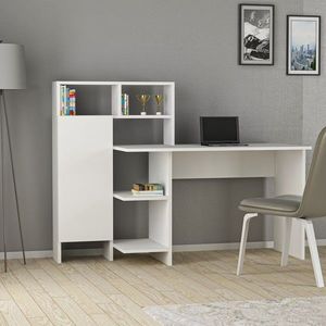 Birou Bugra, Arnetti, 135.9x60x111.8 cm, PAL, alb imagine