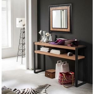 Consola Cosmo Dresuar, Sapphire, 140x35x80 cm, natural/negru imagine