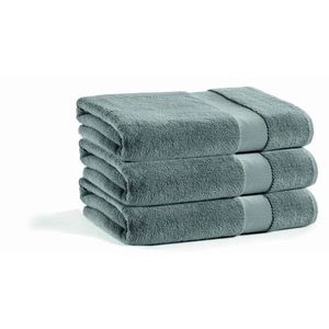 Prosop de baie, L'appartement , Valencia Wash, 80% Bumbac/20% Bambus, Gri inchis imagine