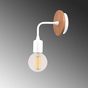 Aplica de perete, Dartini - MR - 736, Alby, 10 x 10 x 13 cm, 1 x E27, 40W, alb imagine