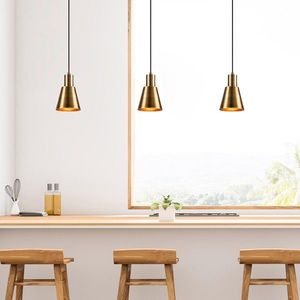 Lustra, Kem - 6361, Opviq, 14 x 114 cm, 3 x E27, 40W, aramiu/negru imagine