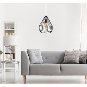 Lustra, 205-AS, FullHouse, 24 x 65 cm, 1 x E27, 60W, negru imagine
