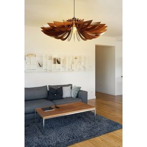 Lustra, 159-T, FullHouse, 52 x 11 cm, 1 x E27, 60W, maro imagine