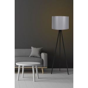 Lampadar, 113, FullHouse, 38 x 145 cm, 1 x E27, 60W, negru/gri imagine