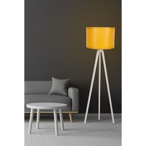Lampadar, 117, FullHouse, 38 x 145 cm, 1 x E27, 60W, crem/galben imagine