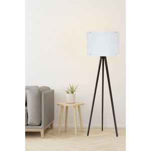 Lampadar, 128, FullHouse, 38 x 145 cm, 1 x E27, 60W, alb/maro imagine