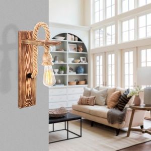 Aplica de perete, Erebos - 118-A, Lustro, 11 x 18 x 40 cm, 1 x E27, 40W, natural imagine