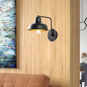 Aplica de perete, Berceste - 181BLACK-A, Sheen, 19 x 27 x 24 cm, 1 x E27, 40W, negru imagine