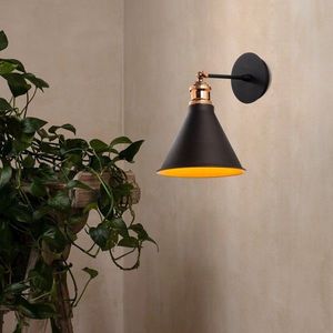 Aplica de perete, Berceste - N-680, Alby, 20 x 29 cm, 1 x E27, 40W, negru imagine