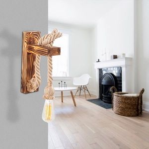 Aplica de perete, Erebos - 119-A, Lustro, 8.5 x 18 x 30 cm, 1 x E27, 40W, natural imagine