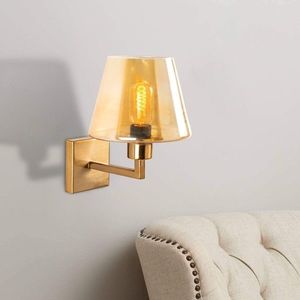 Aplica de perete, Profil - 4655, Opviq, 19 x 24 x 28 cm, 1 x E27, 40W, aramiu imagine