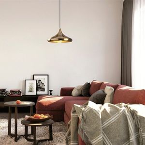 Lustra, Berceste - 208-S, Sheen, 35 x 35 x 116 cm, 1 x E27, 40W, auriu imagine