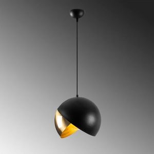Lustra, Pacman - 2633, Tatum, 30 x 30 x 28 cm, 1 x E27, 60W, negru/aramiu antic imagine